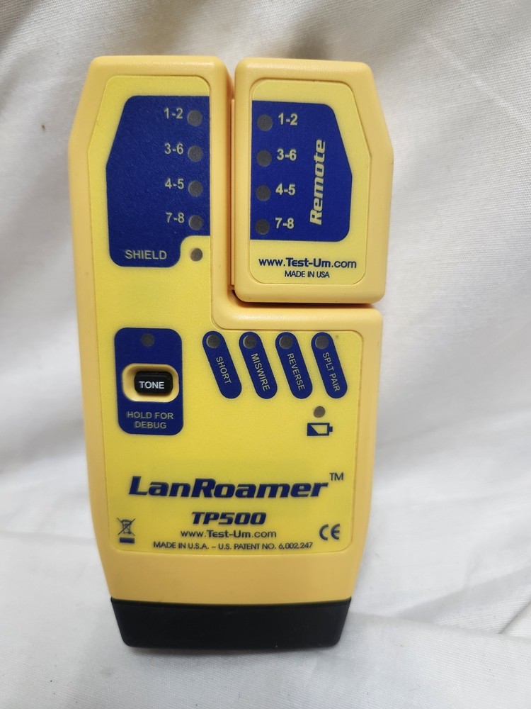 LanRoamer Cable Tester w/ 1 Remote- Working