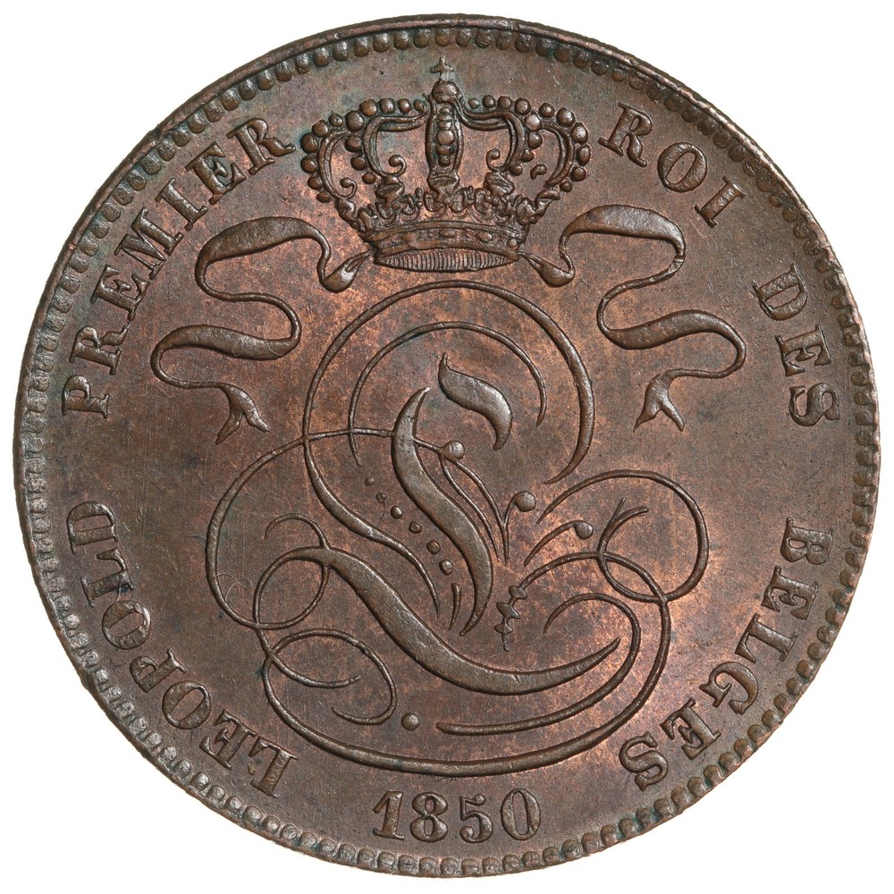 1850 Belgium 5 Centimes