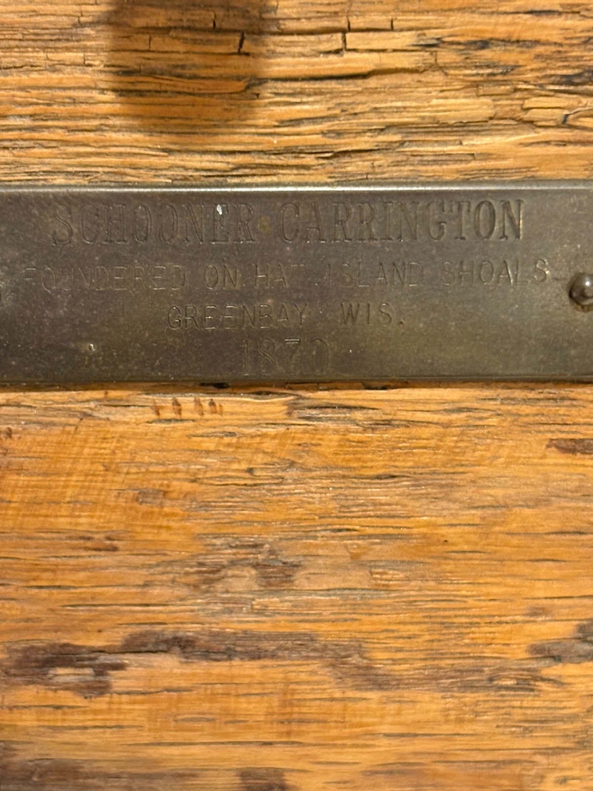 1870 Great Lakes shipwreck artifact, Lufft thermometer, barometer, hydrometer