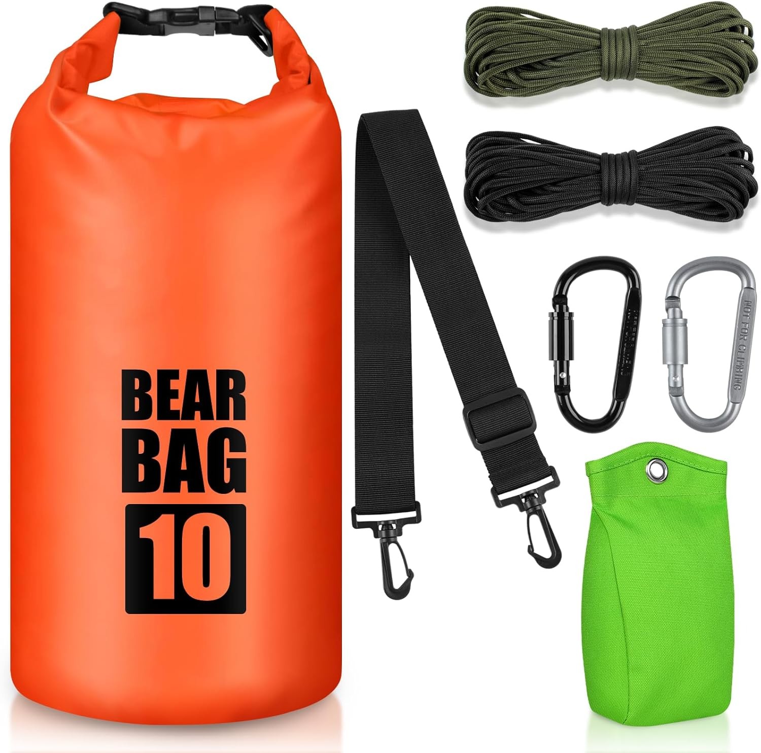 Bear Food Bag Hanging System, Bear Bags for Food Backpacking, Ultralight 10L