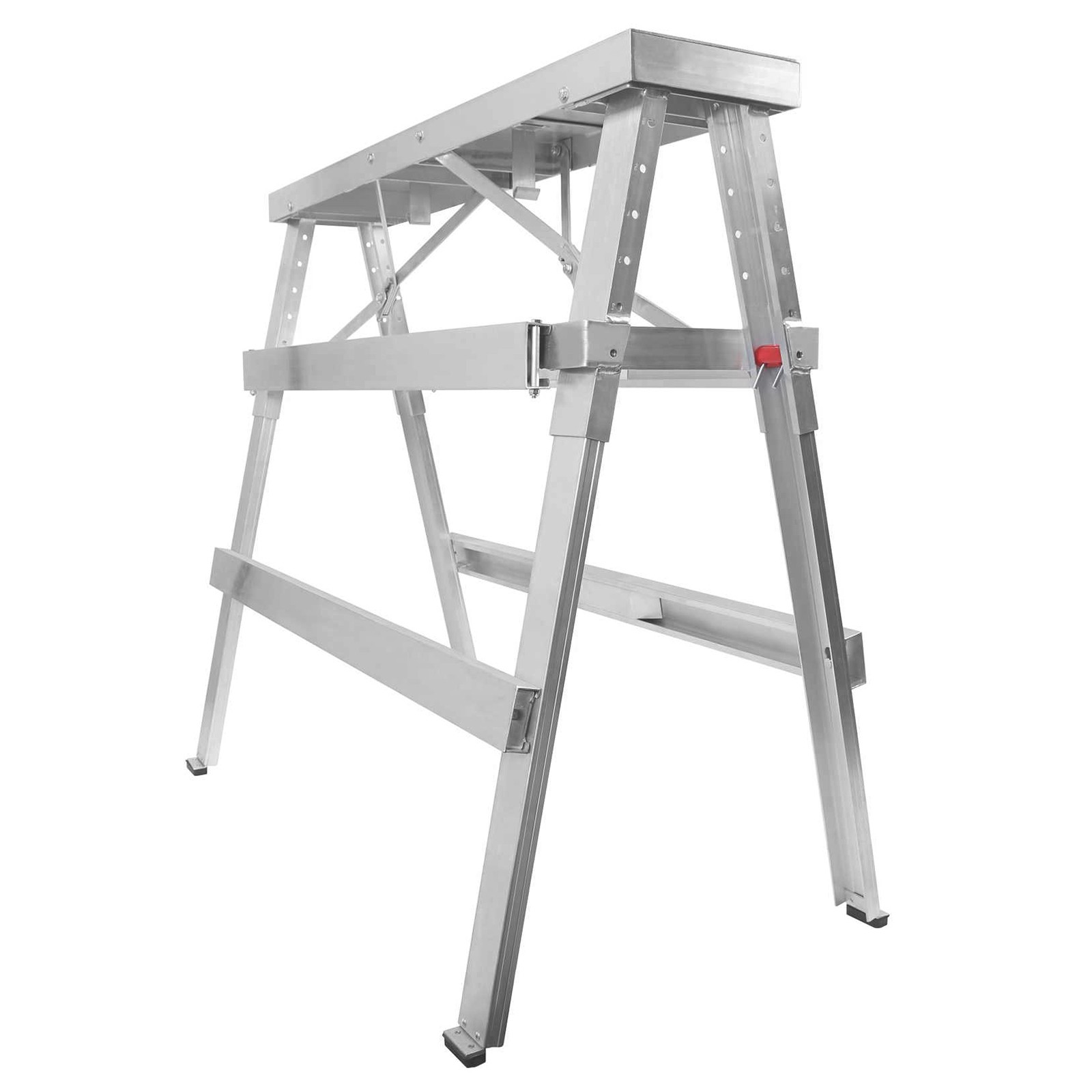 Drywall Bench Step Ladder - Adjustable Height Workbench 18"- 44"