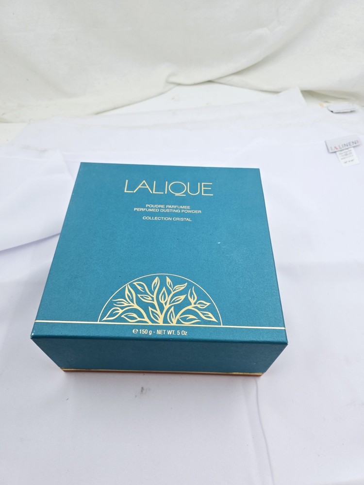 Lalique Crystal Container Collection Perfumed Dusting Powder