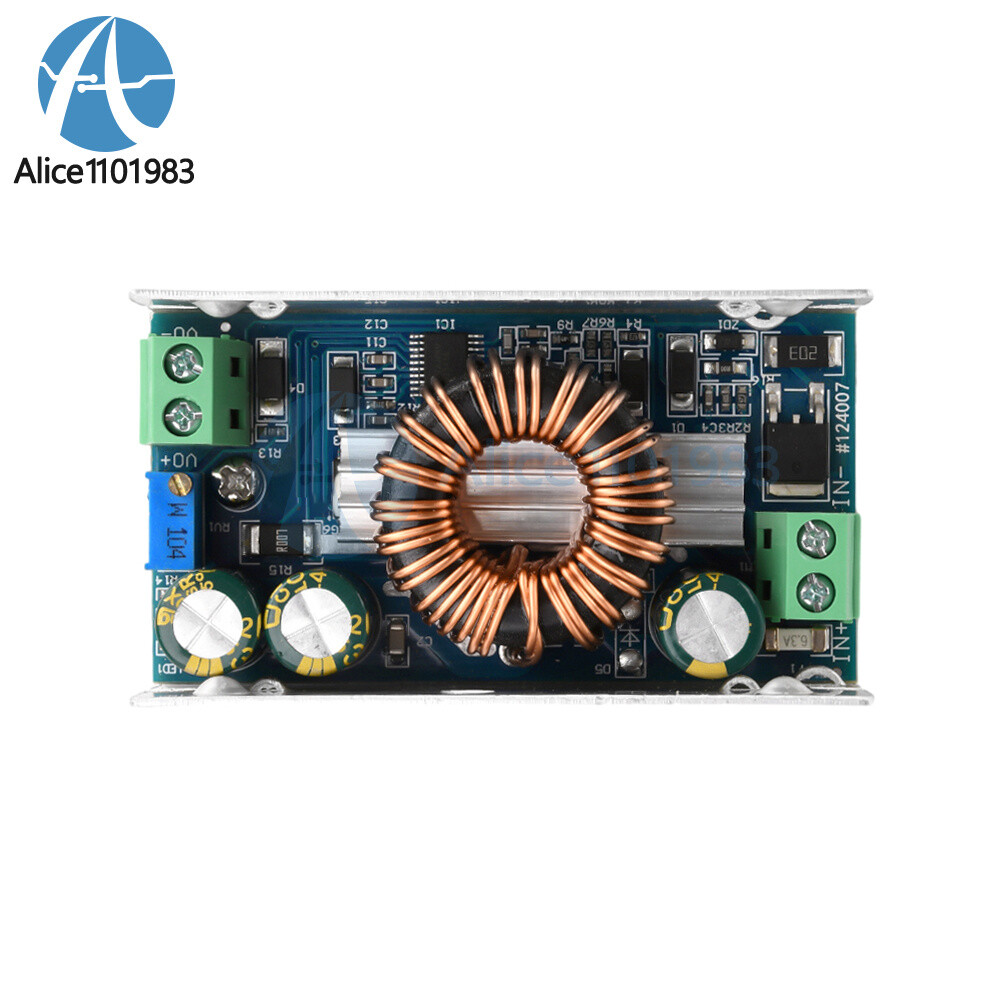 100W 6A DC-DC Buck Module Adjustable Step-Down Power Module 10-90V to 1.5-60V