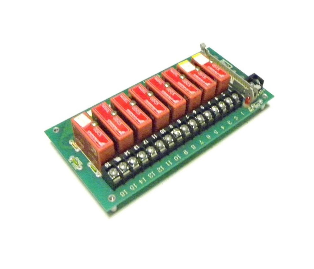 GORDOS  PB-8H   8-CHANNEL SOLID STATE RELAY MODULE W/RELAYS