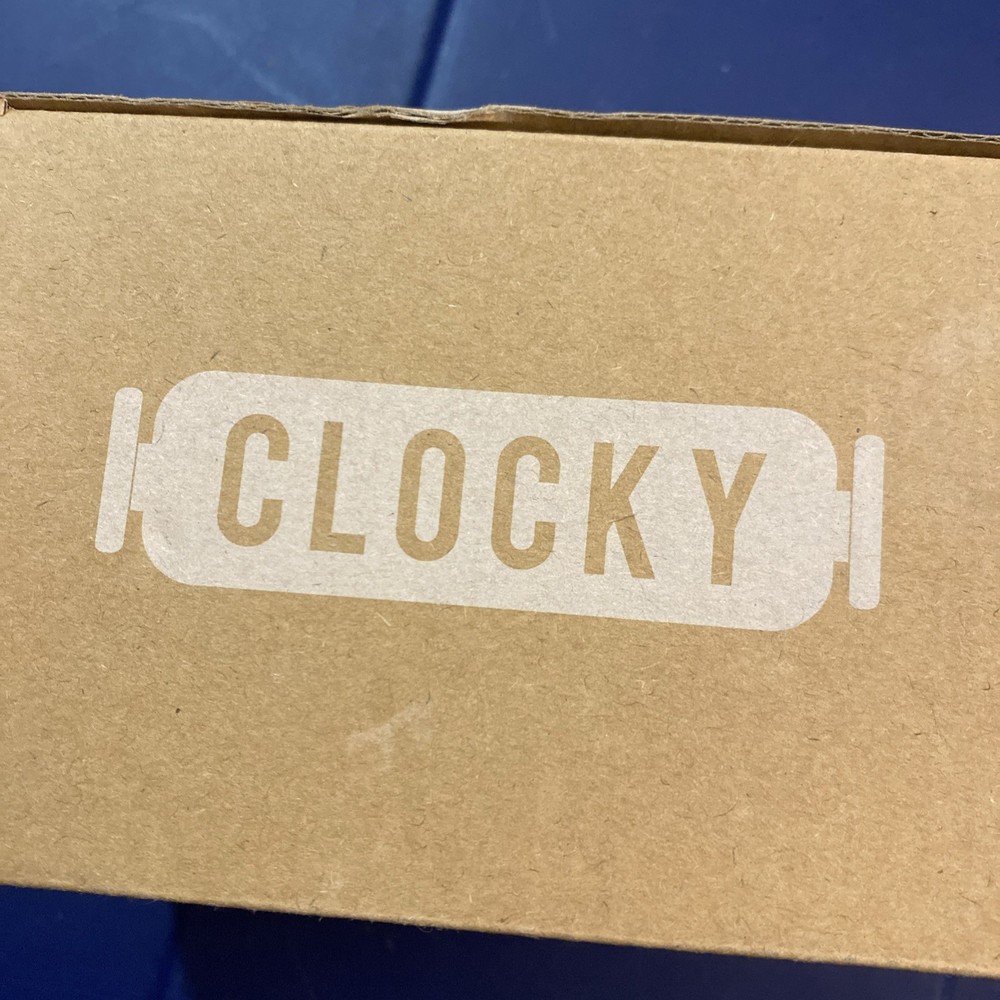 CLOCKY Alarm Clock on Wheels – Loud Rolling Alarm Clock White