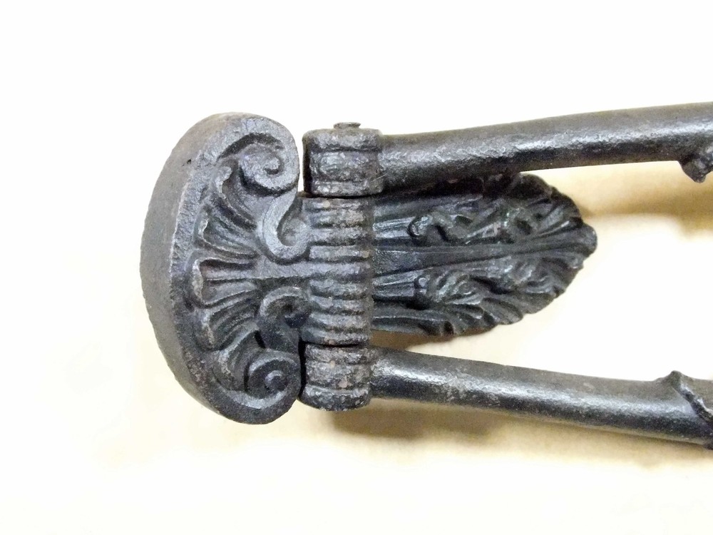 Antique entry door knocker cast iron