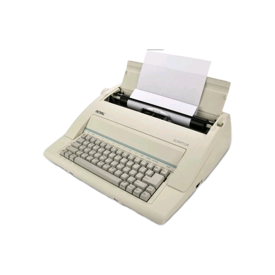 Royal 69149V Scriptor 9" 45-Key Typewriter