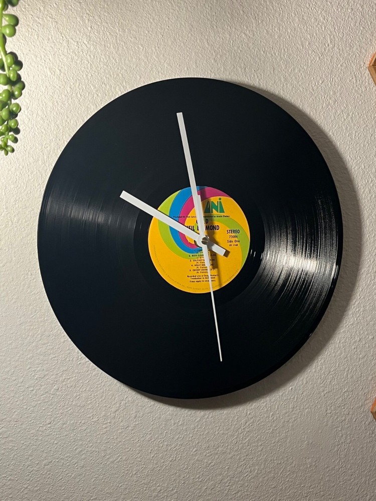 Vintage Vinyl Record Wall Clock
