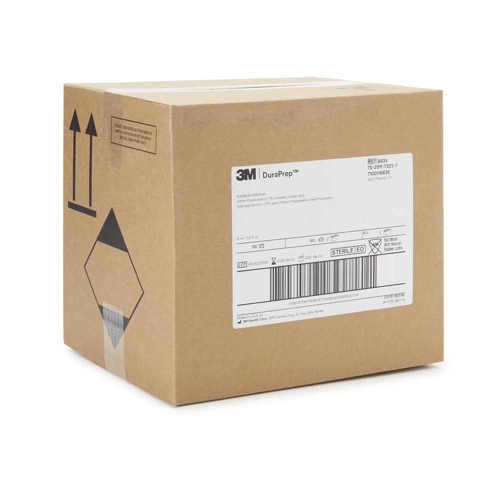 3M DuraPrep Prep Solution, Applicator, 6 mL (Sold as CS/50)