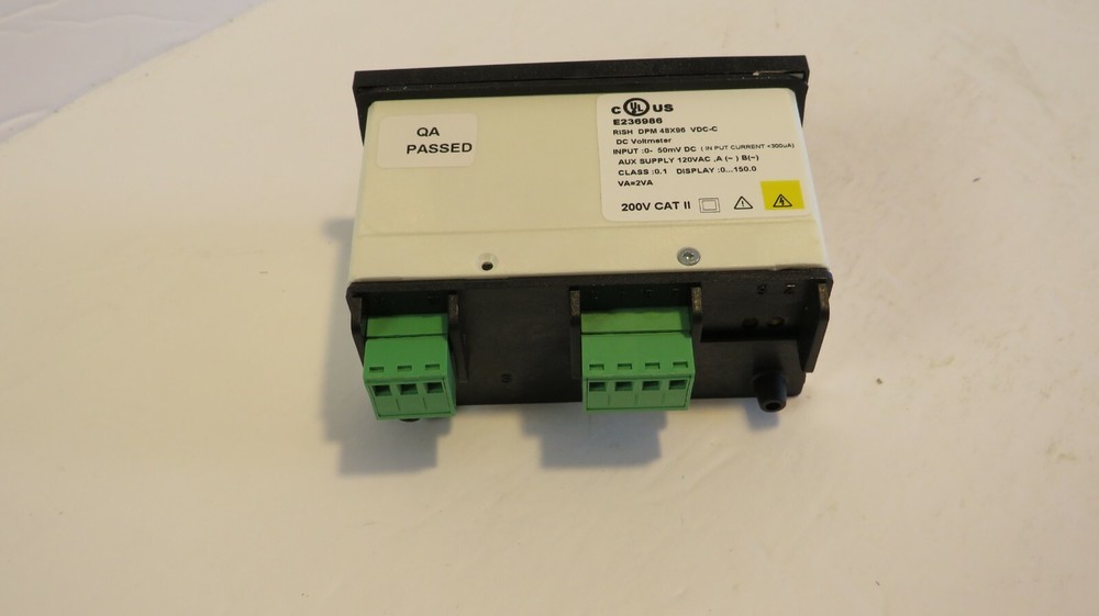 GRAINGER APPROVED DIGITAL METER,DC CURRENT,0-50mV, 12G492