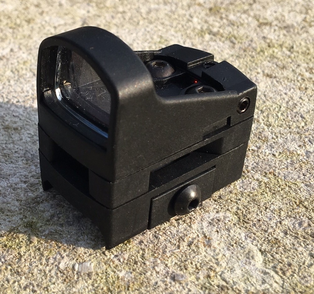 SHIELD MINI SIGHT SMS JPOINT 65 RING RED DOT MILSPEC SIGHT & PICATINNY MOUNT SET