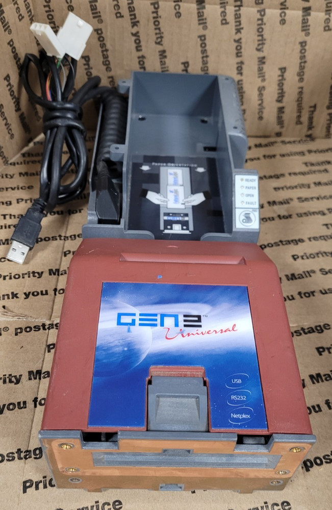 FutureLogic GEN2  Slot Machine Ticket Printer UNIVERSAL INC W/CABLE (UNTESTED)
