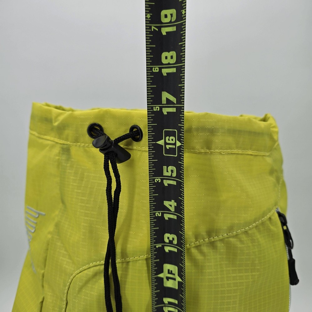 OGIO Sonic Sling Backpack Daypack Crossbody Black Ripstop Drawstring Zip Pockets