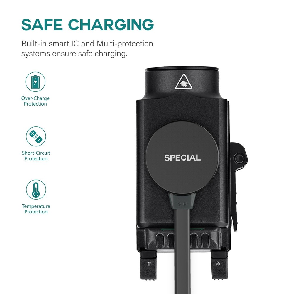 TUSITA MCC S Magnetic Charging Cable Only Compatible with Olight Flashlight...