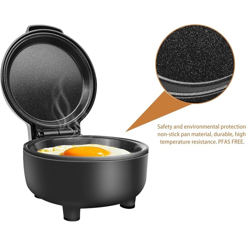 Electric Egg Cooker Low Heat Automatic Fried Egg Maker Healthy Breakfast Machine