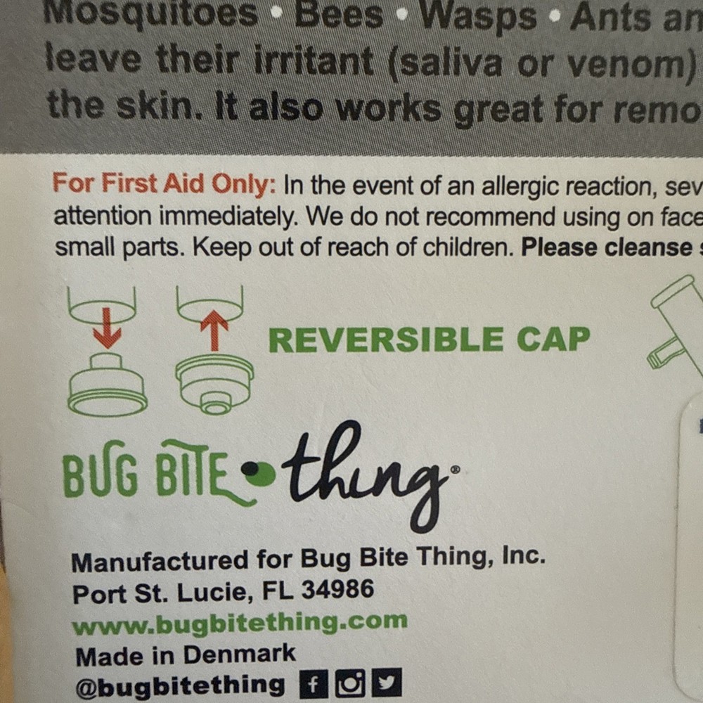 Bug Bite Thing Suction Tool Poison Remover Insect Bite and Sting Brand New