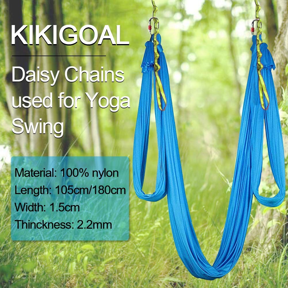 2pcs Safety Daisy Chains Strong Climbing Strap Adjustable Nylon Strap Rope Yo...