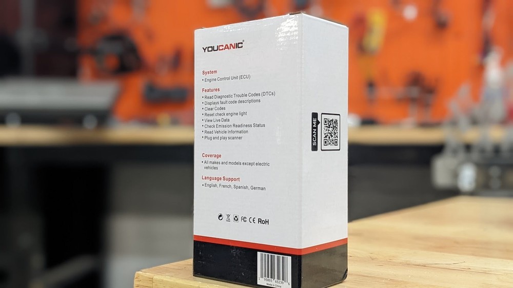 YOUCANIC UCAN-I OBD2 Scanner: Check Engine Light Code Reader & Live Data Scanner