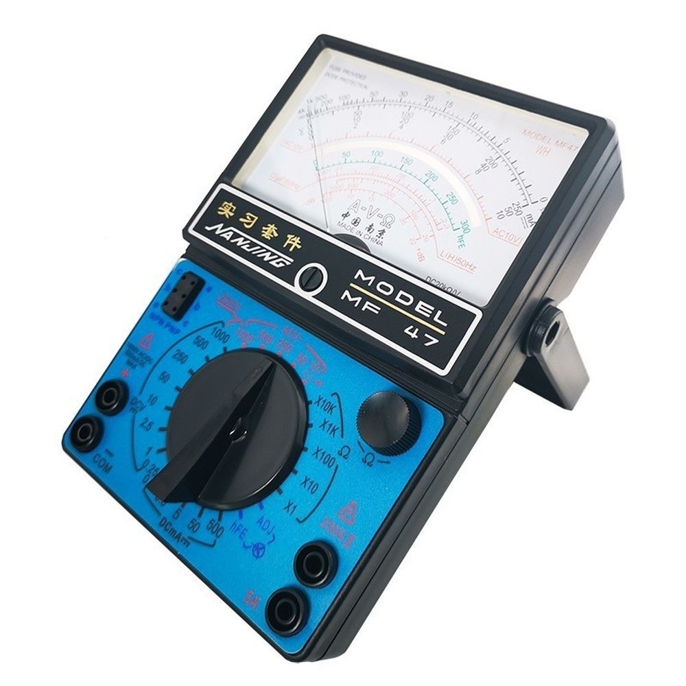 MF47 Multimeter Kit for DC AC Voltage Current Resistance Capacitance Testing