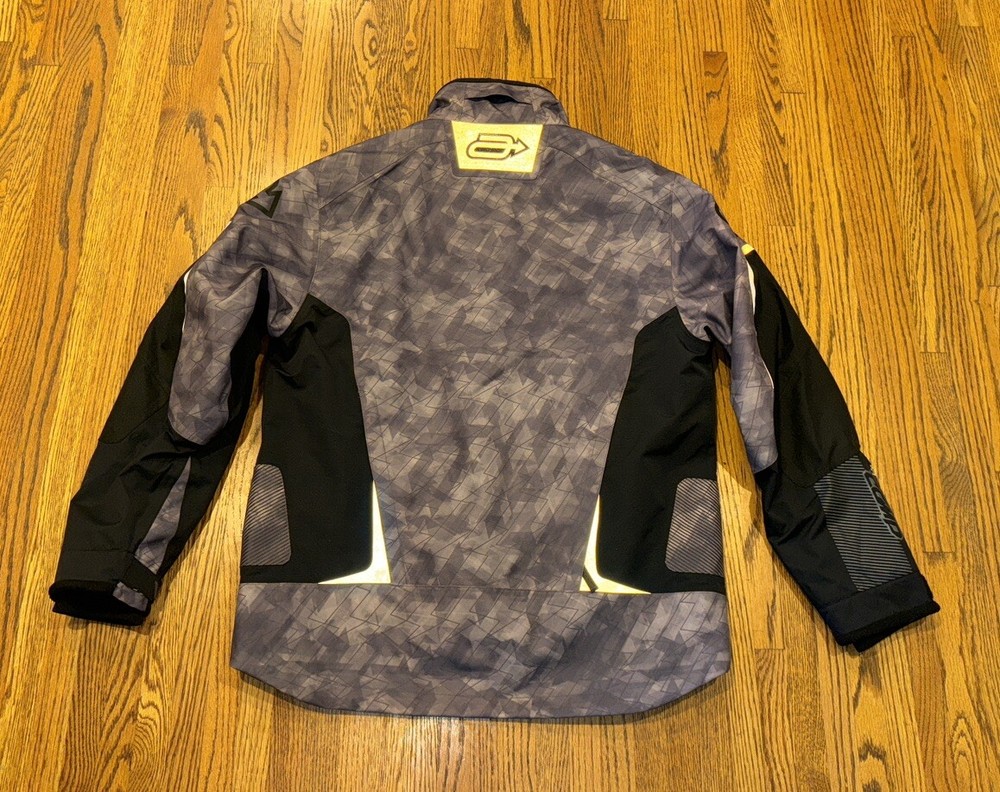 Arctiva Comp 8 RR Retro Reflective Snowmobile Soft Shell Jacket Mens Medium Camo