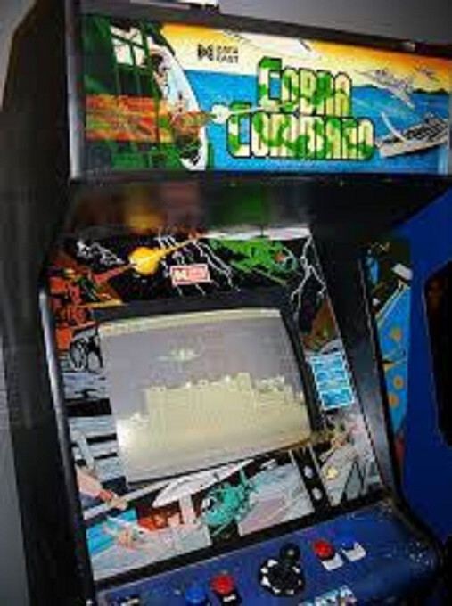 COBRA COMMAND ARCADE MACHINE 1988 Data East (Excellent Condition) *RARE*