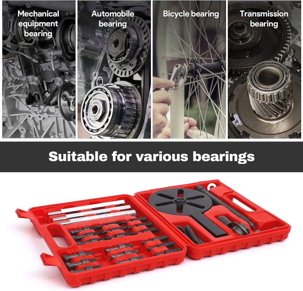 Bearing Disassembly Puller Inner Hole Puller Removal Tool Three-jaw Puller Set