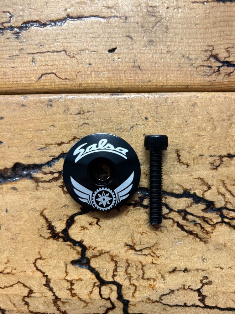Salsa 1 1/8 Headset Stem Top Cap With Bolt