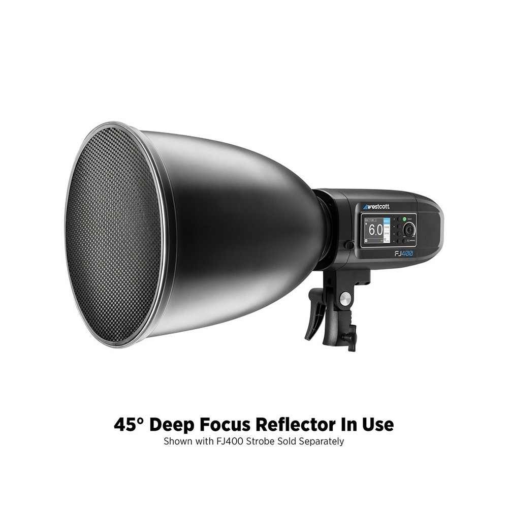 Westcott 45-Degree Deep Focus Reflector with Honeycomb Grids and Diffusion