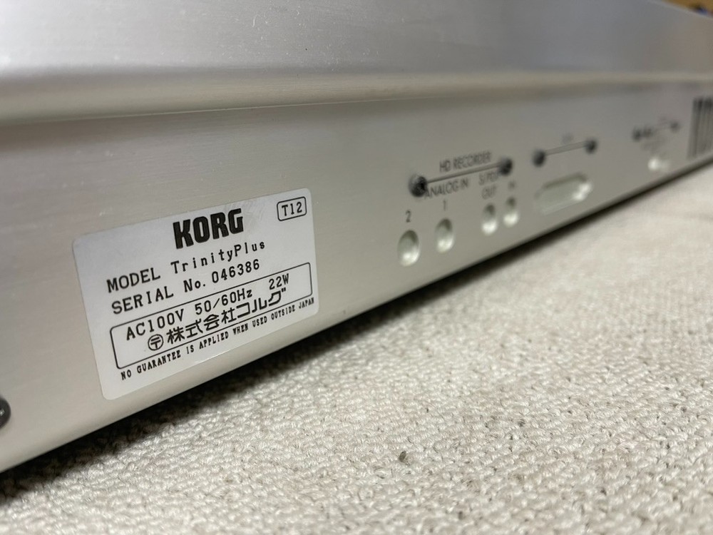 KORG TRINITY Plus Music Workstation Synthesizer 61-Key with Power Cable Tested