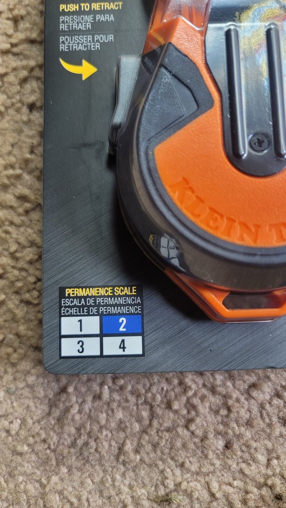 Klein Tools CHLK50B Auto-Retracting Chalk Line + Extra Capsules CHLK00B