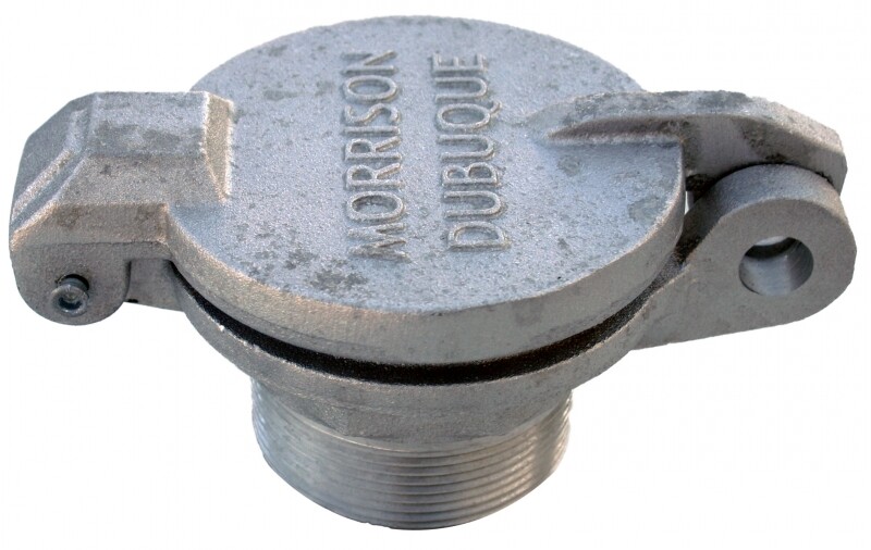 Morrison 2” Male Fuel Tank Fill Cap, Lockable feature