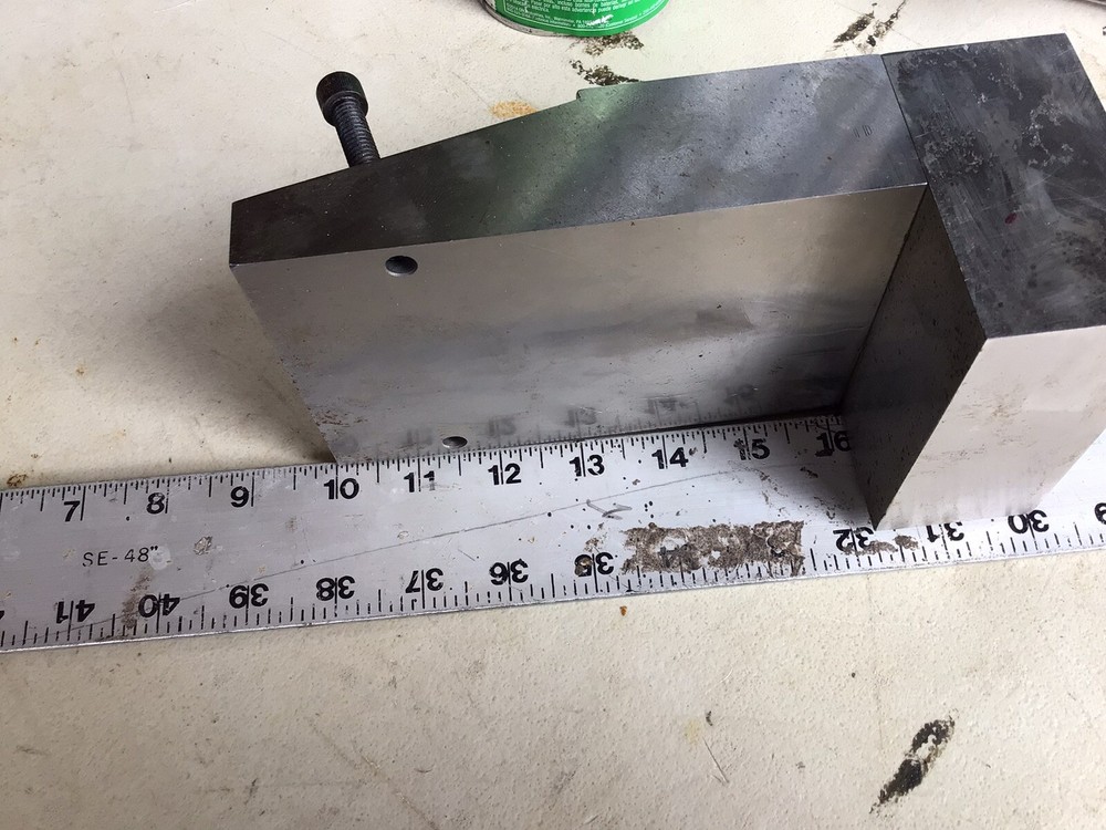 Toolmakers Grinding Fixture, Approx 14 Degrees, 8” High, 4” Wide, Surface Grind