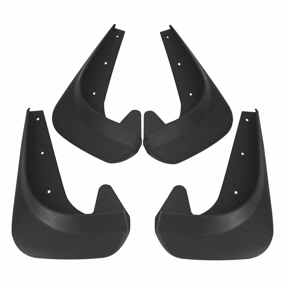 Universal Car Mud Flaps Splash Guards for Front or Rear (Hardware Included) 4pcs