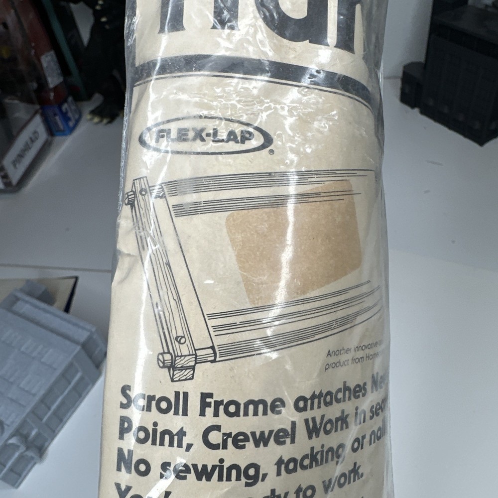 Flex-Lap Scroll Frame for Needlework Cross Stitch Needlepoint Embroidery 12" New
