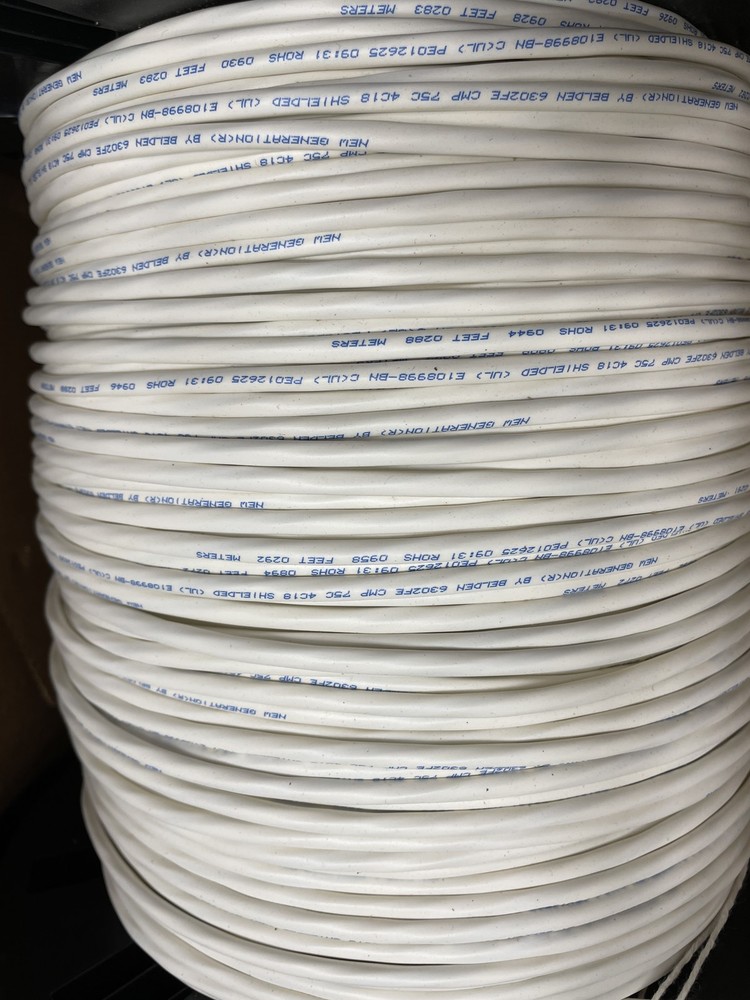 Belden Multiconductor Cable Security Audio Shielded 4 Conductor 18 AWG 1000 ft