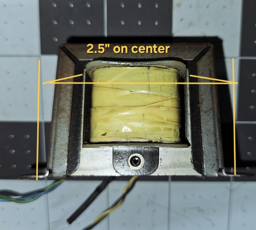 Audio Line Output Transformer, 600:600 With Tap On Input, Tested Perfect