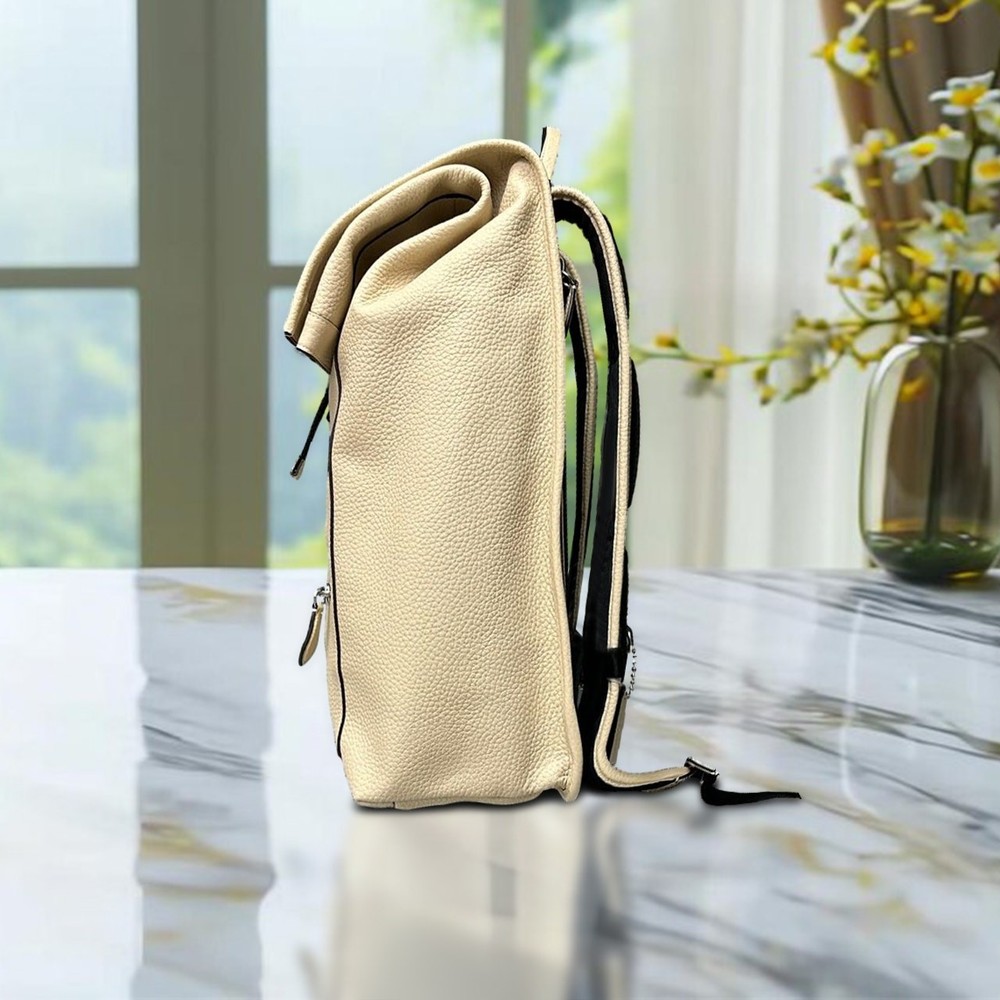 COACH CJ834 Beck Roll Top Backpack white