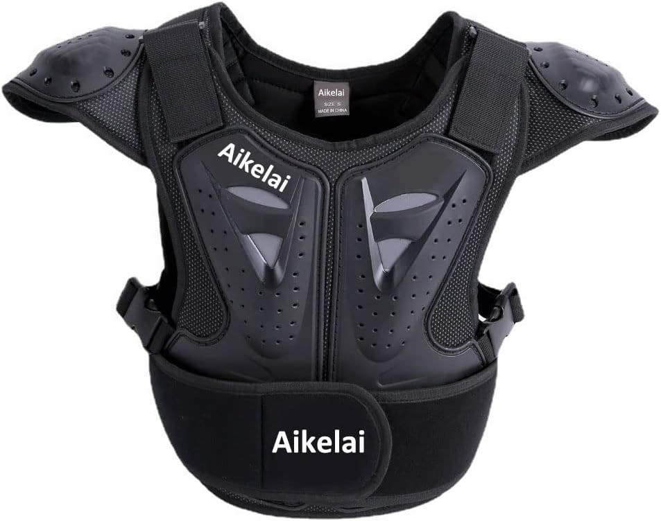 Adjustable Kids Chest Protector for Dirt Biking - Comfortable & Shock-Resistant