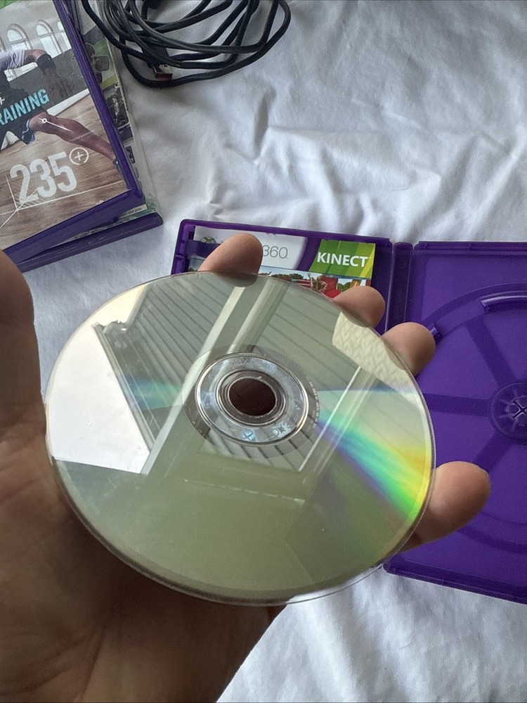 Microsoft Xbox 360 Kinect Connect Motion Sensor Bar W/ 4 Games!