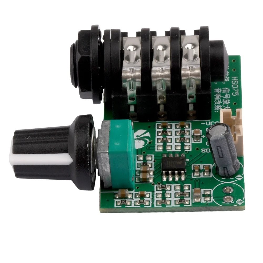 TL072 High-Impedance Guitar & Microphone Preamp Module | 1MOhm Input | 10x Gain