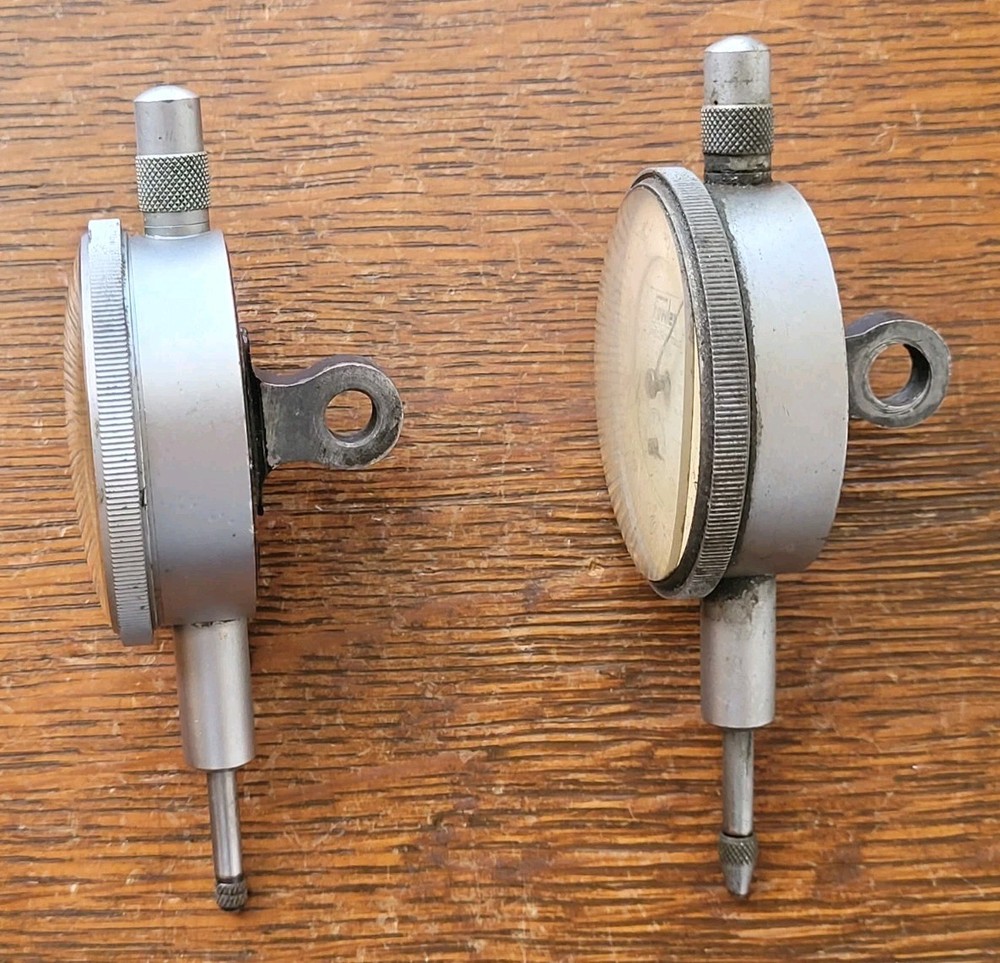 (2) Fowler Precision Tools Dial Indicators .001" Machinist Tools