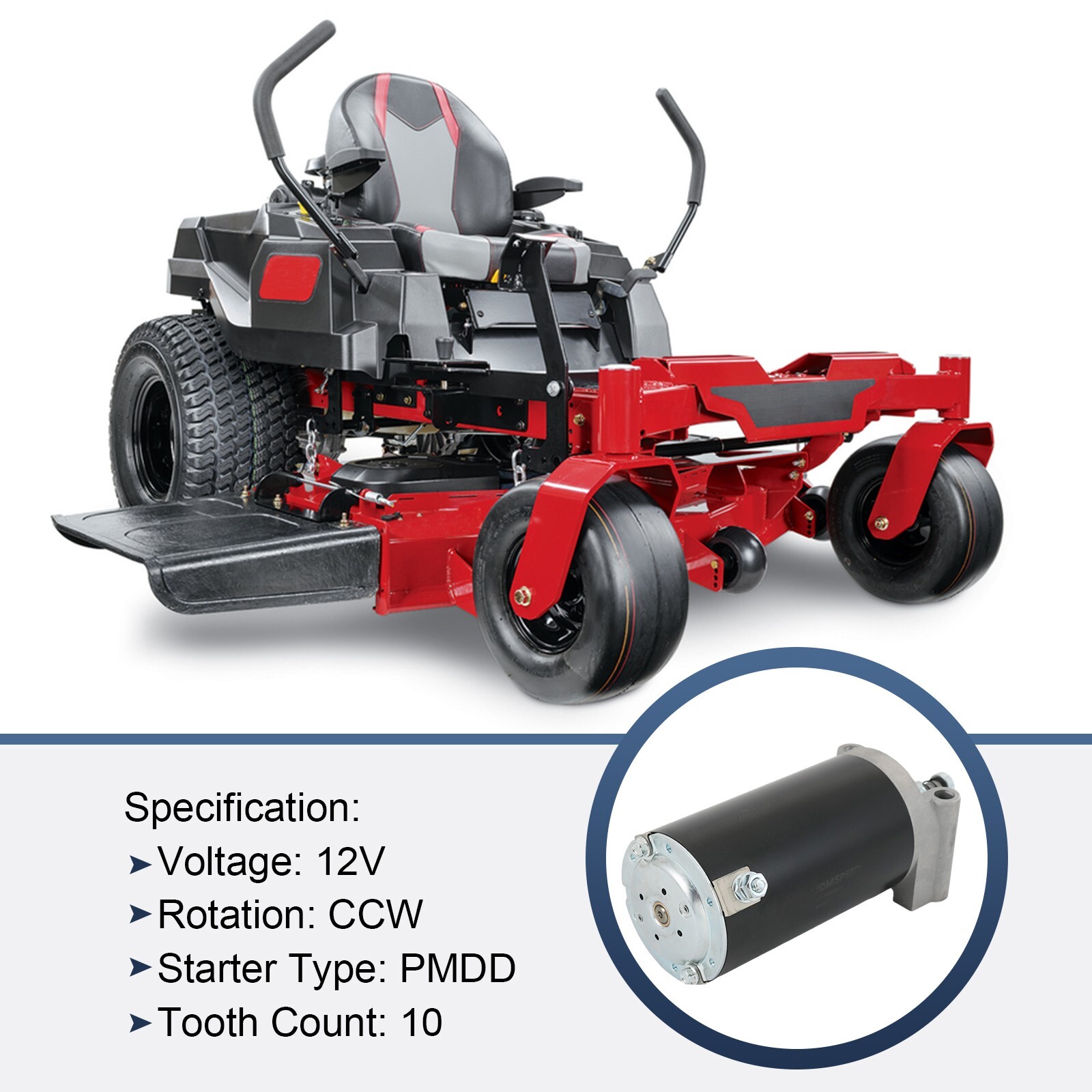 Starter for Kohler Dixon 7000 Series Kt715 Kt725 Kt730 Kt735 Kt740 Kt745