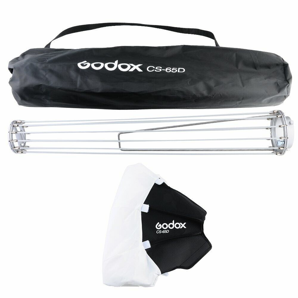 Godox CS-65D 65cm Bowens Collapsible Lantern Globe Shape Softbox + Light Stand