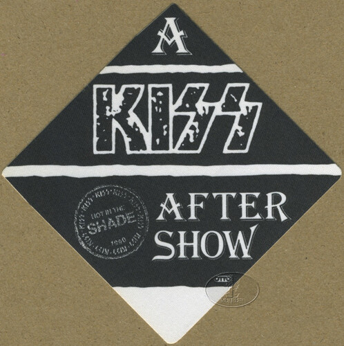 KISS 1990 Hot In The Shade Tour Backstage Pass ASO Blk