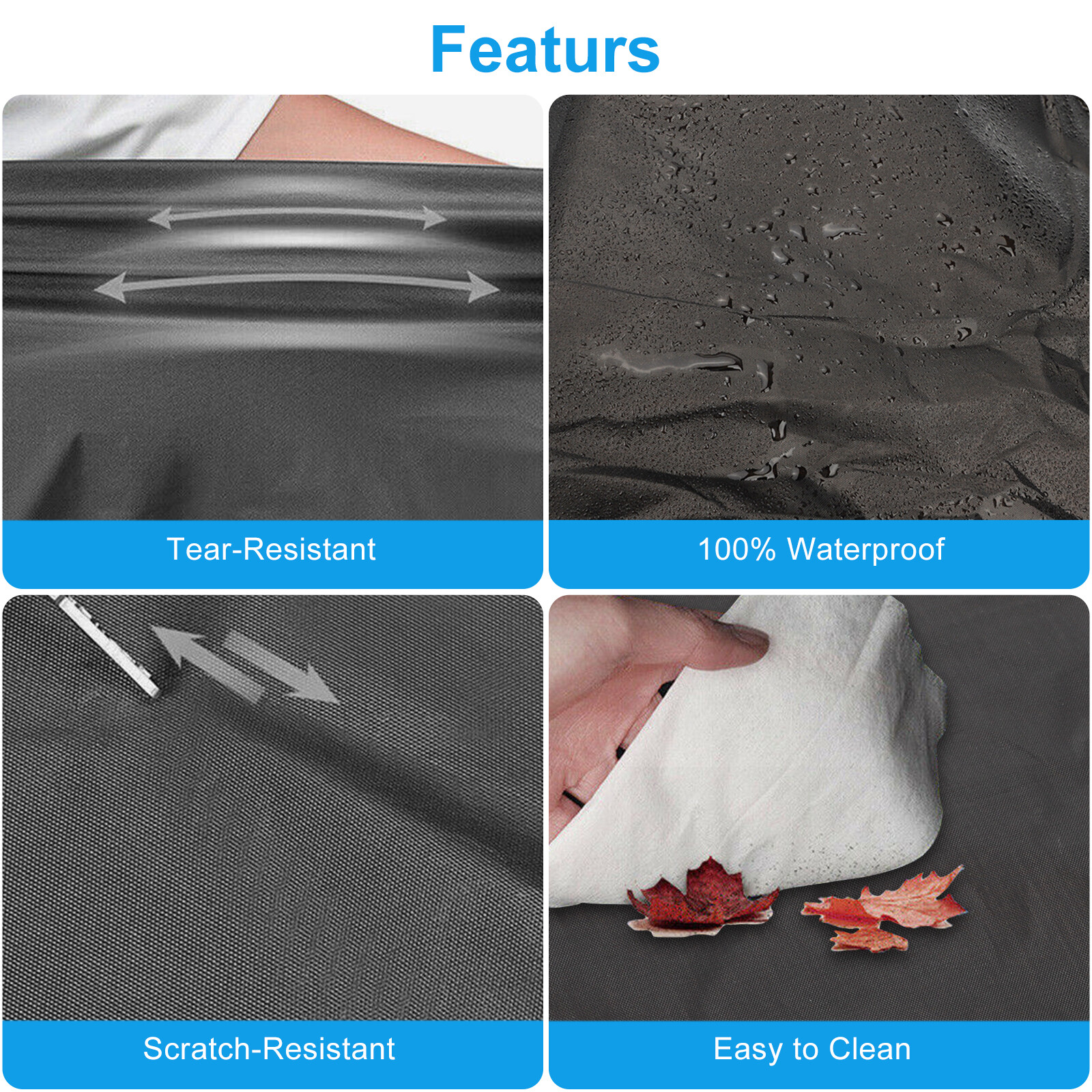 Universal Large SUV Car Cover Outdoor Waterproof Dust Sun All Weather Protection