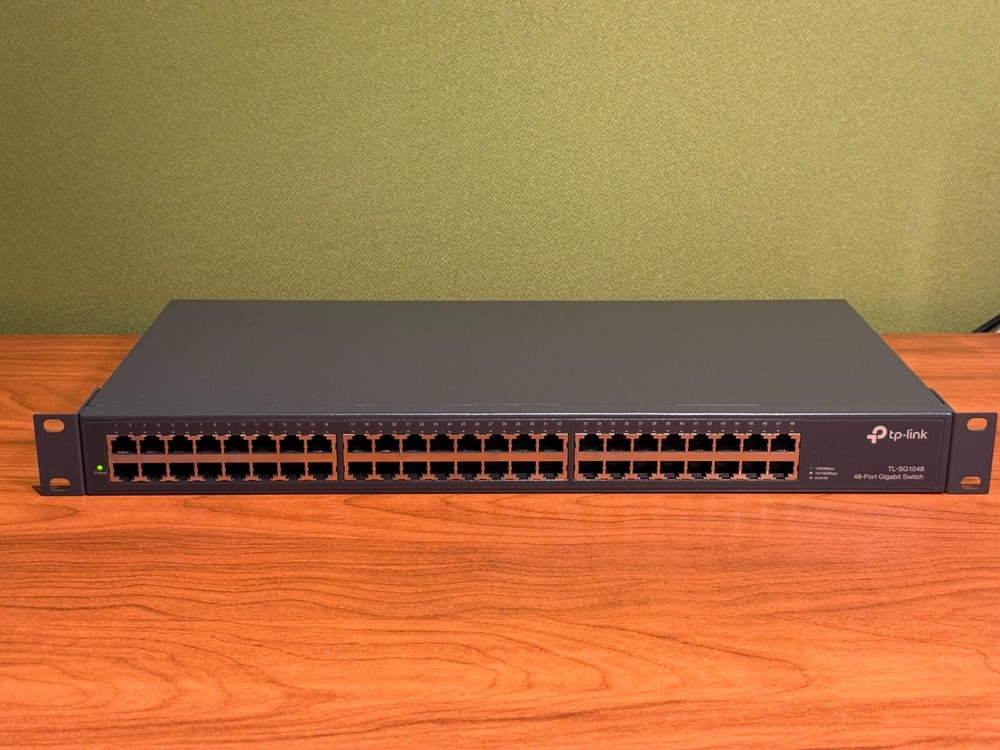 TP-LINK Technologies TP-Link (TL-SF1048) 48-Ports Rack-Mountable Ethernet Switch