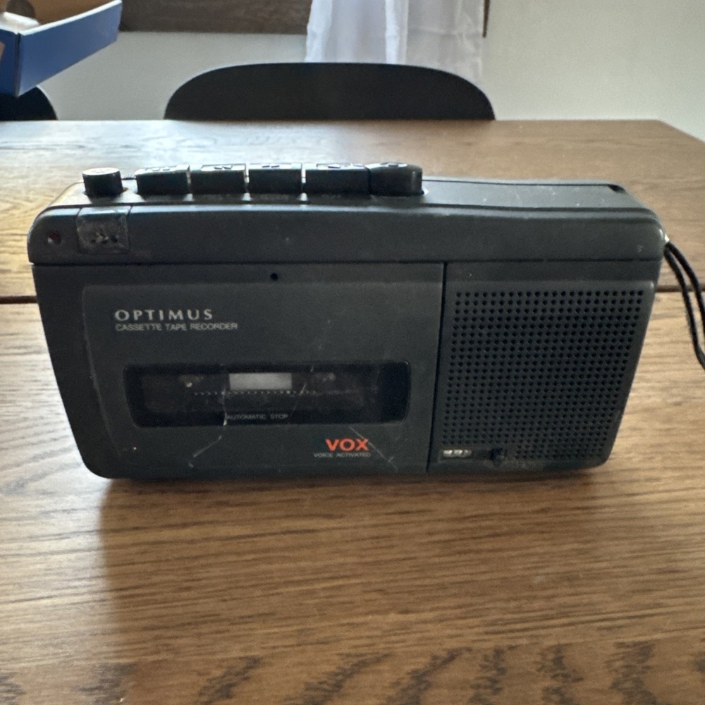 Optimus Cassette Tape Recorder