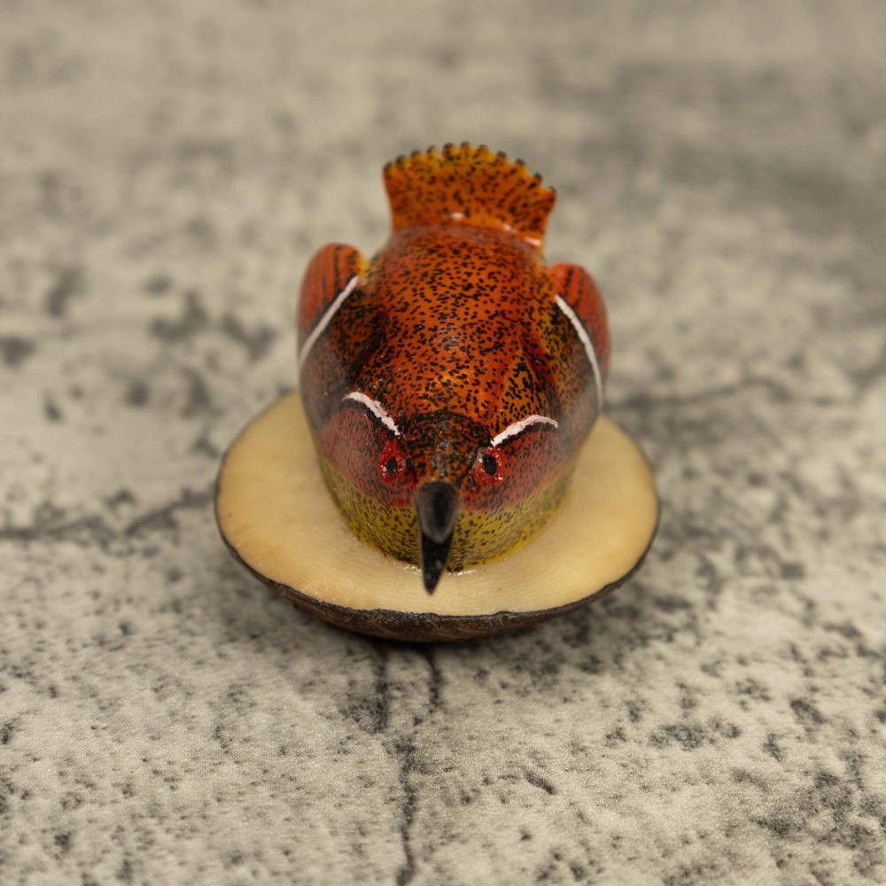 Seed Eater Bird Tagua Carving