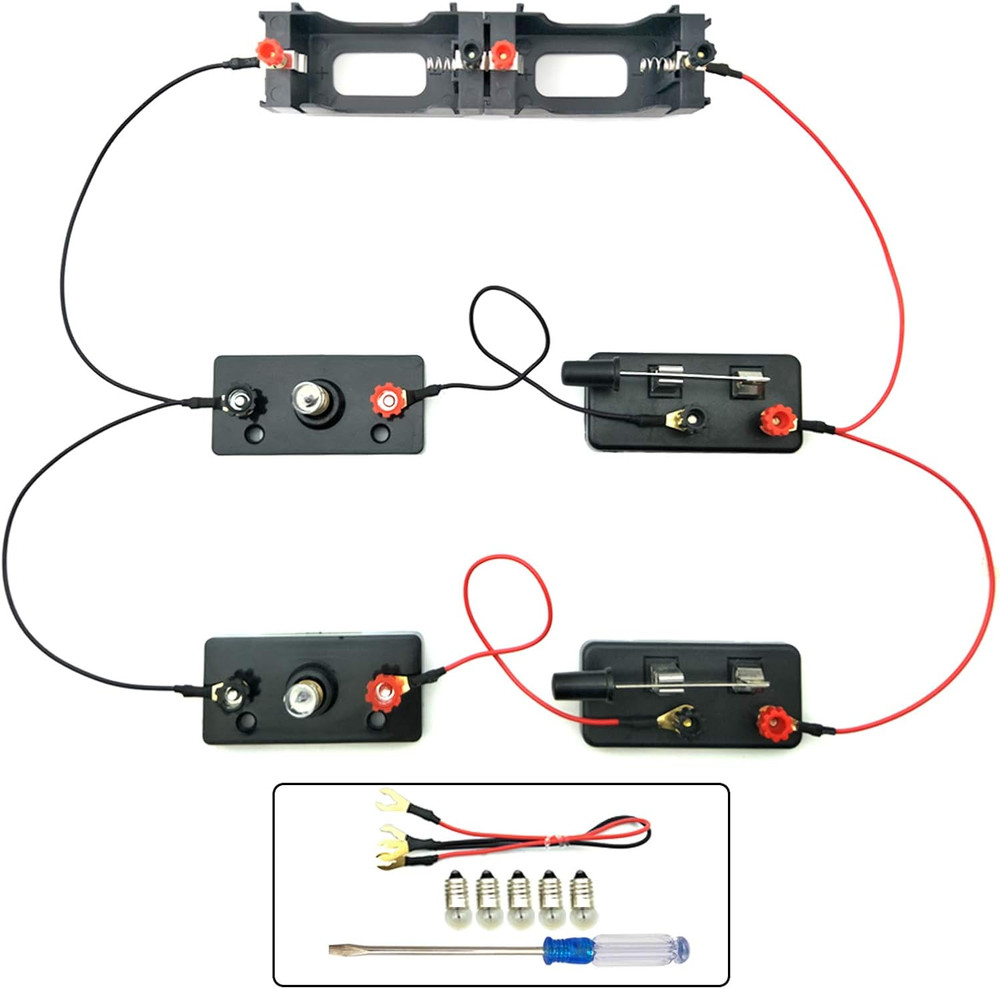 School Labs Basic Electricity Discovery Circuit Kit for Introductory Electronics