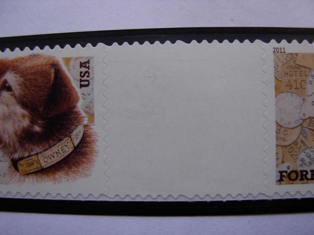4547 Owney Dog Mint NH Gutter Pair